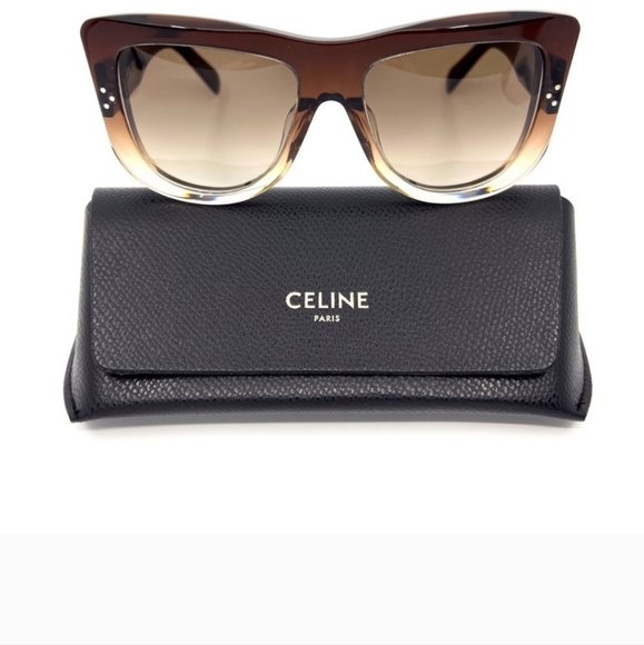 CELINE SUNGLASSES CL40157U 50F 57/18/140 Brown NEW! - Picture 6 of 8